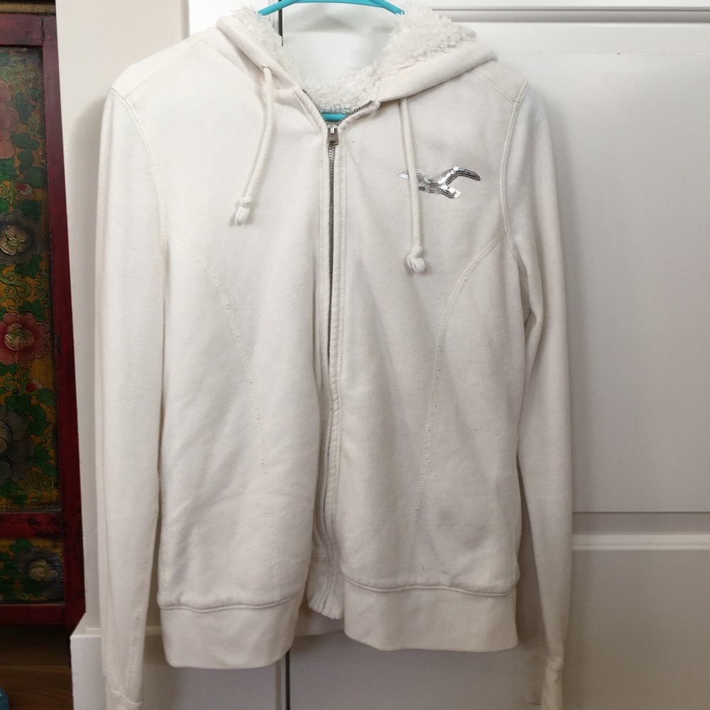 Hollister girl’s fuzzy jacket